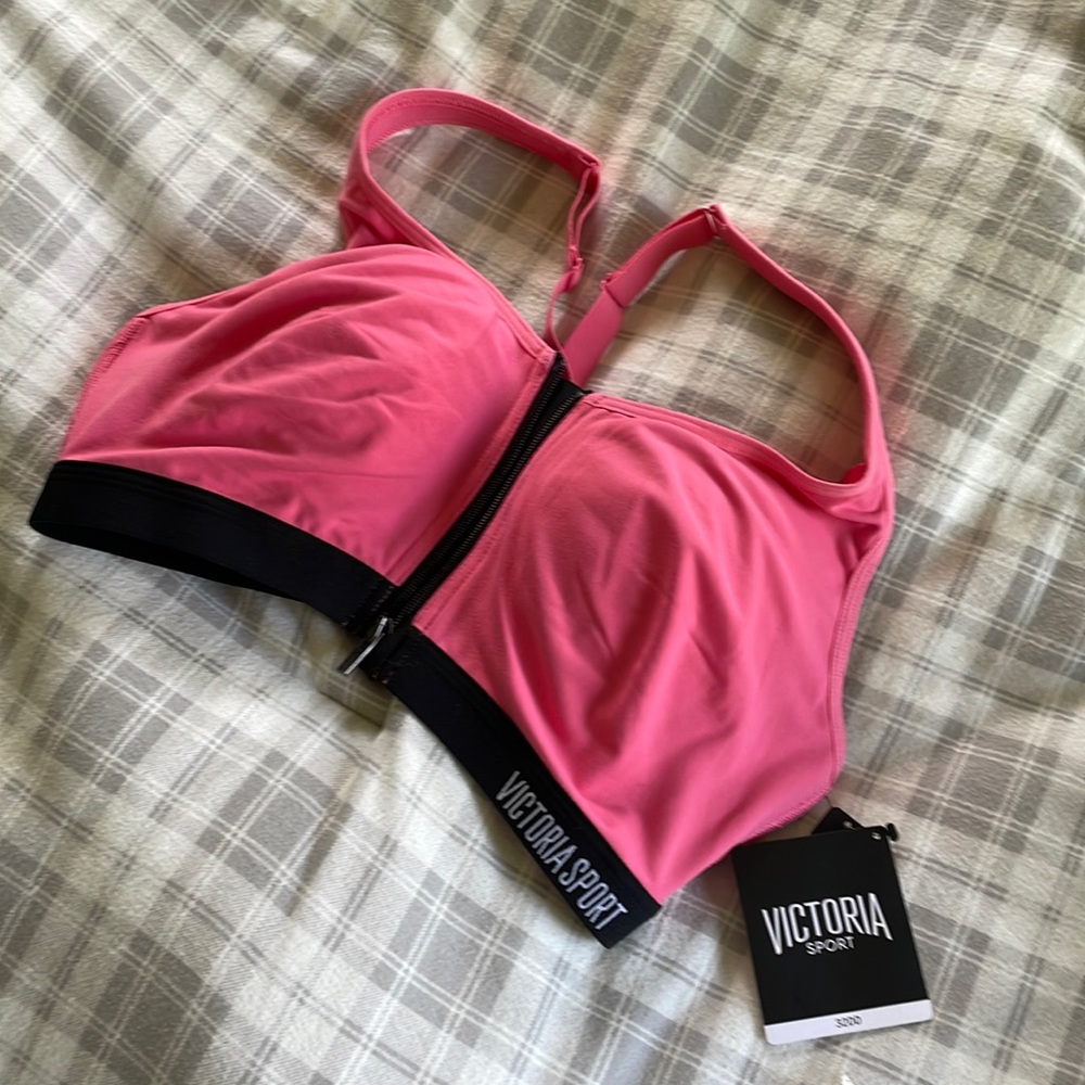 Victorias Secret Knockout sport bra 32DD pink NWT